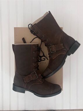 UGG Marela  Lace Up Combat Boots